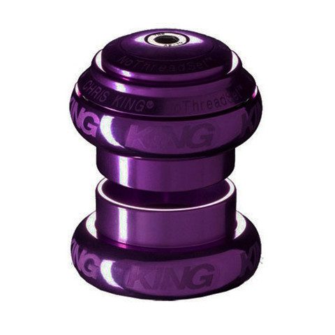 CHRIS KING Headset GripLock™ NoThreadSet™ 1-1/8 Purple (CK-FP0044 