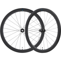 SHIMANO Wheelset WH-RS710 Carbon C46 700C Disc Tubeless Black (EWHRS710C46LFERED)